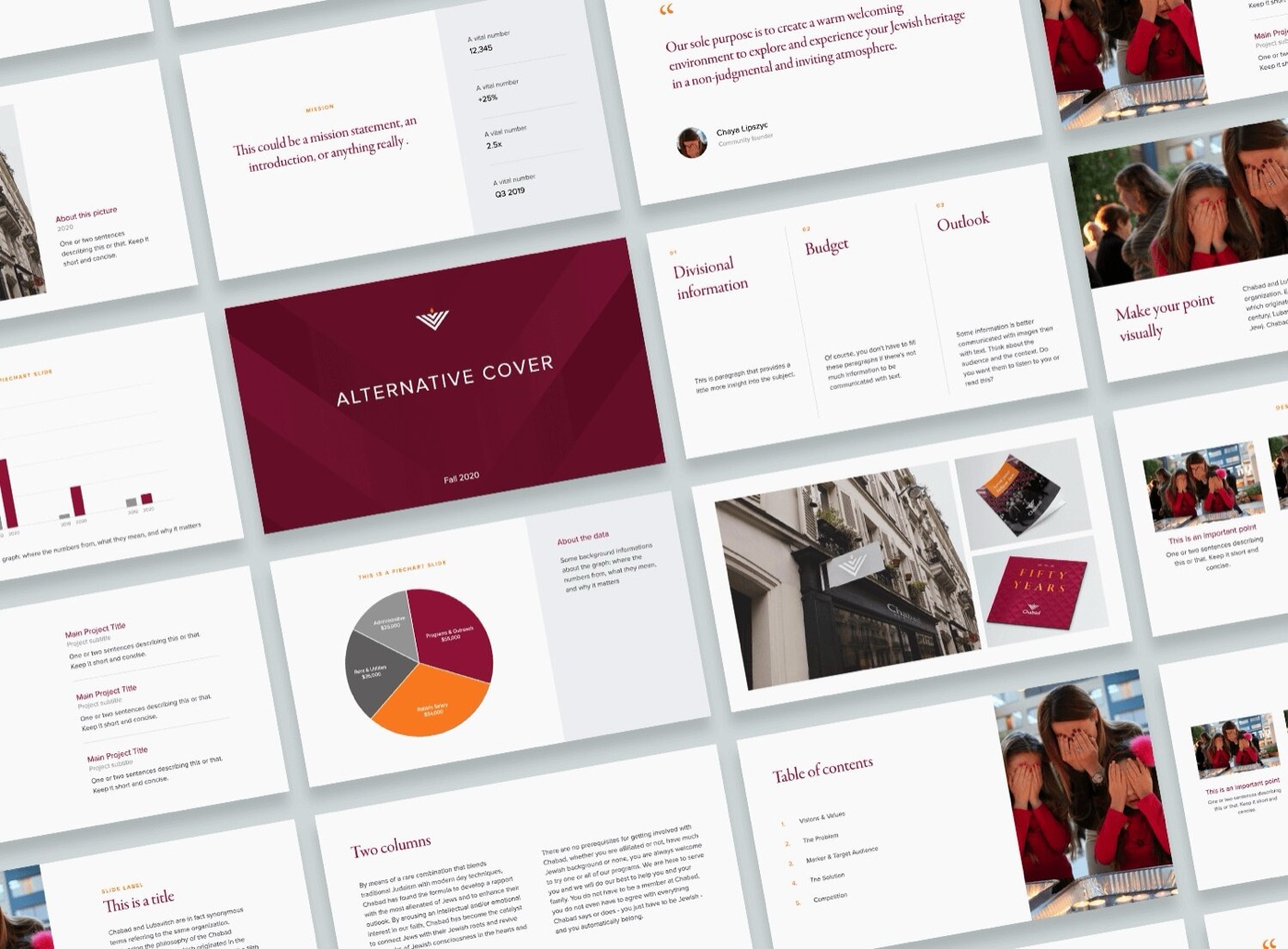 Chabad presentation template