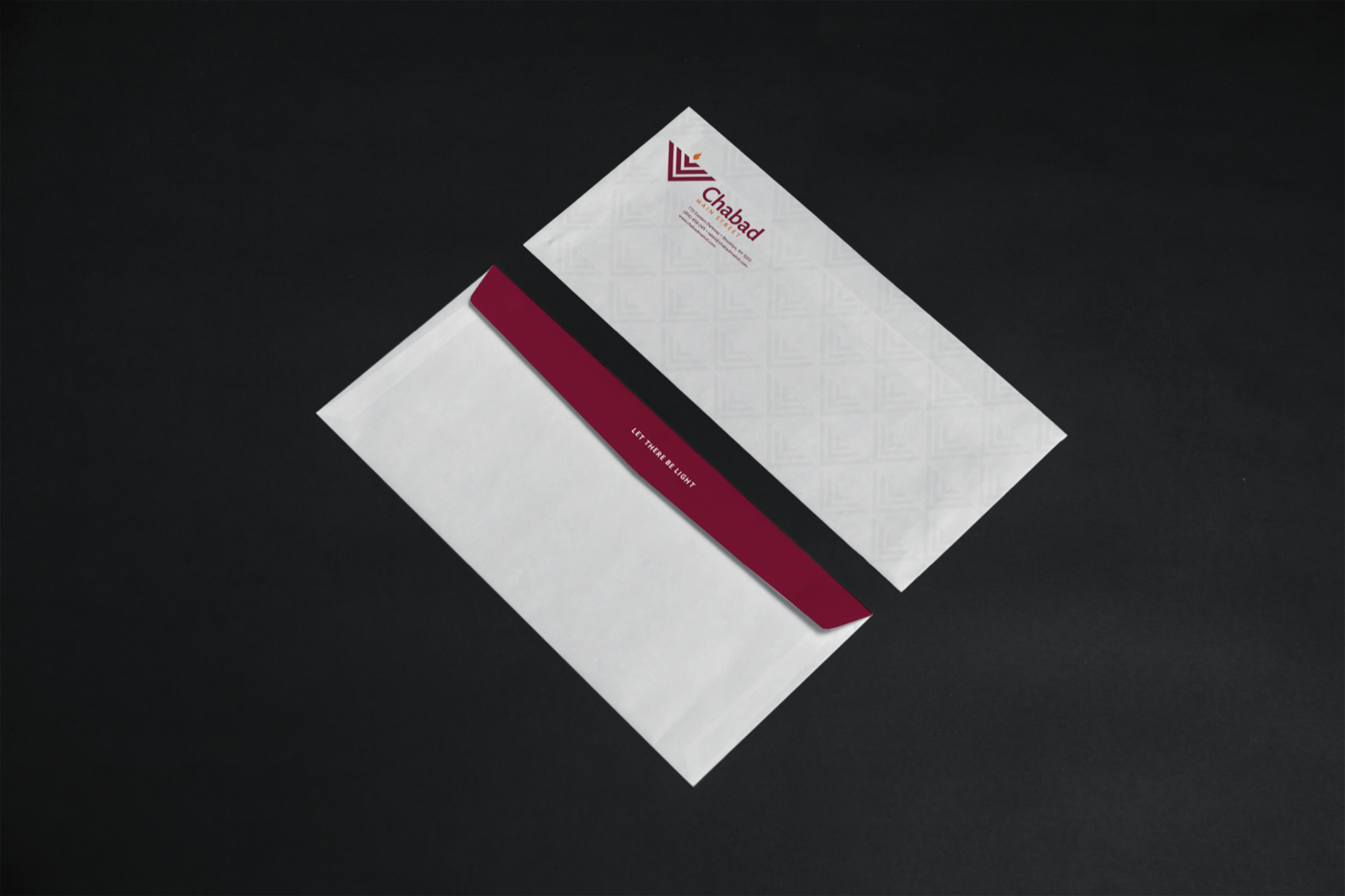 Chabad envelope mockup