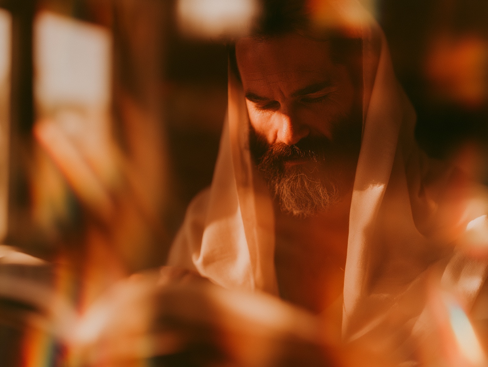 Wrapped in a tallit