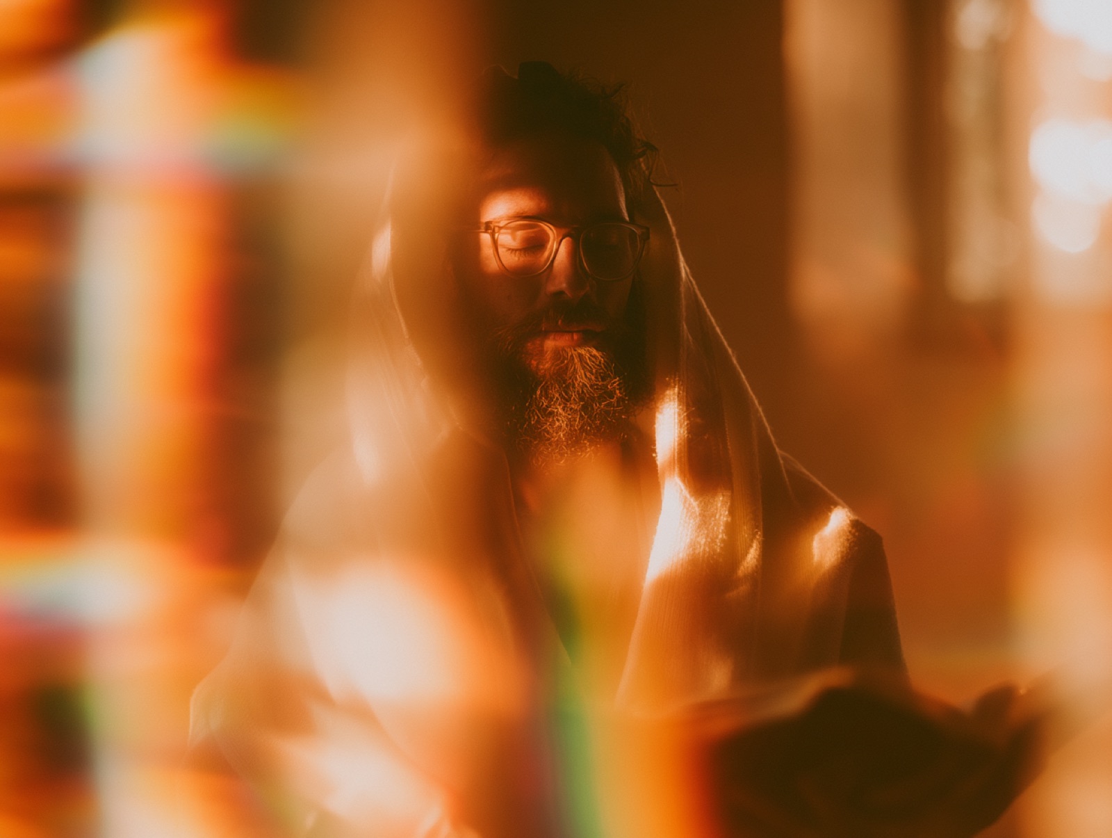 Wrapped in a tallit