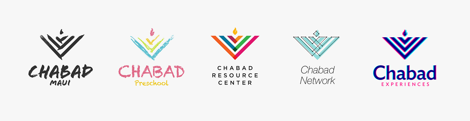 Playful logo variations